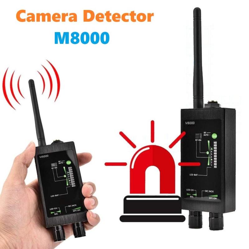 Thiết bị phát hiện máy ghi âm, camera wifi M8000 - Máy phát hiện camera , máy ghi âm M8000 - Máy dò đa chức năng chống g.ián điệp M8000