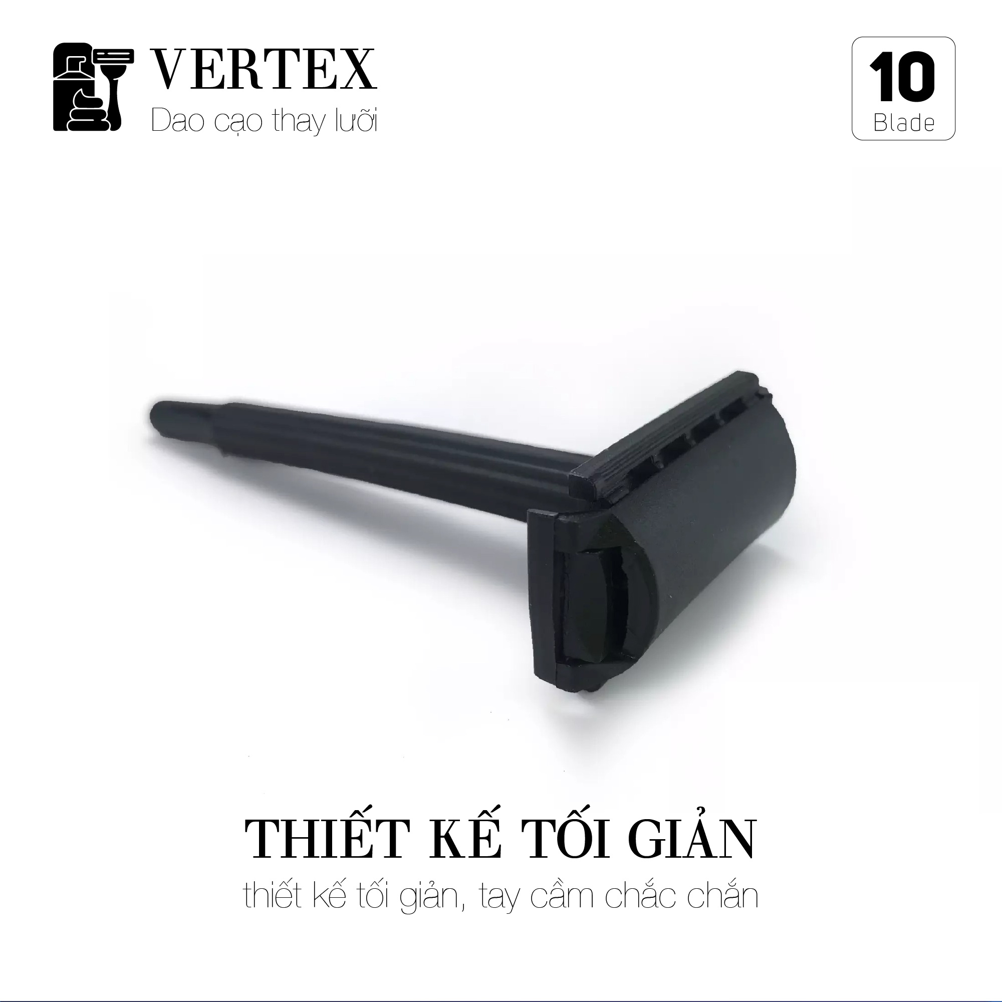 Dao cạo râu thay lam Vertex cao cấp cán đen+10 lưỡi lam thay thế,Dạo cạo râu thay kèm 10 lưỡi lam,Dao cạo râu thay lưỡi lam,Dao cạo thay lưỡi,Dao cạo thay lam,Dao cạo lưỡi lam,Dao thay lam tiện lợi tiết kiệm cho ngừoi dùn