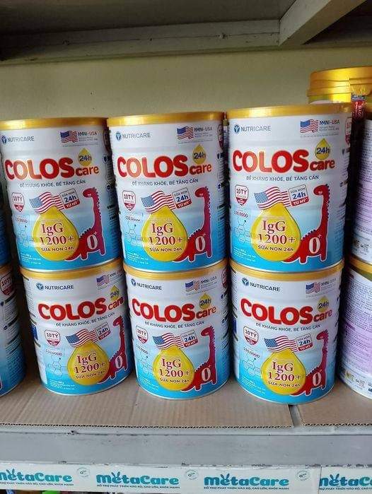 Sữa bột nutricare coloscare 0+ lon 800g