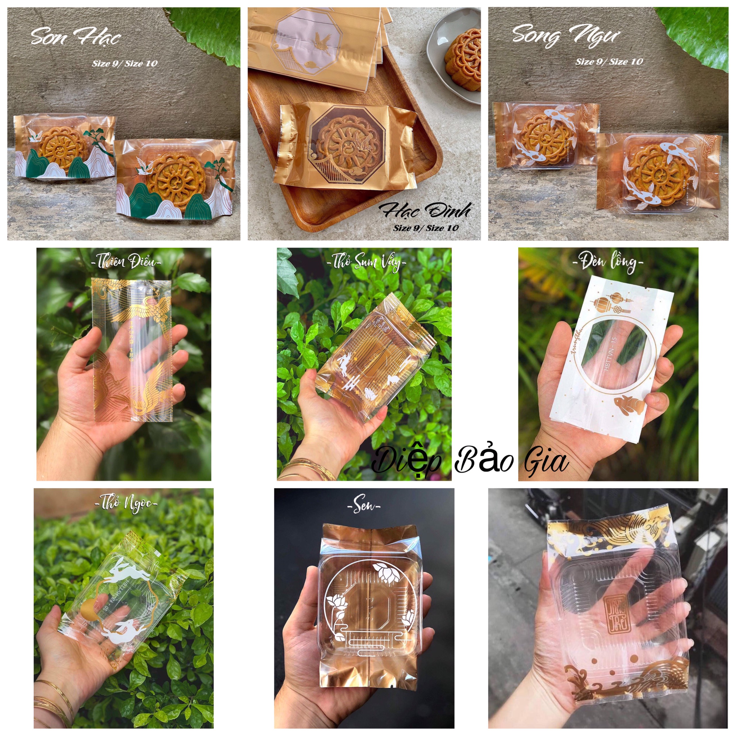Túi đựng bánh trung thu 200g - 100c