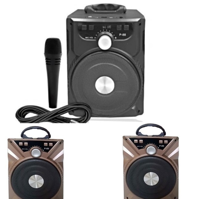 Loa bluetooth karaoke kiomic p88, p89 tặng kèm micro