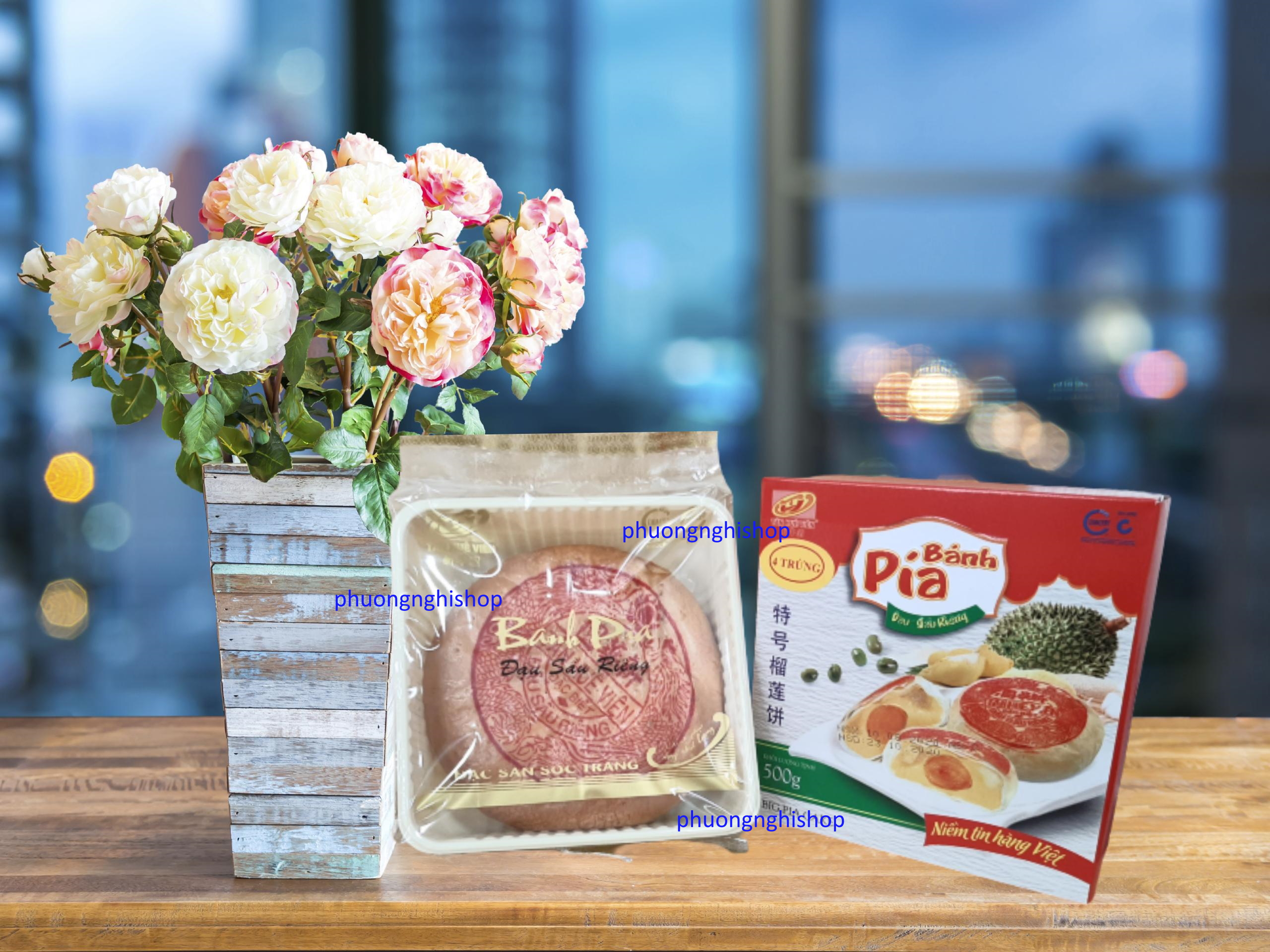 Bánh pía 500gr 4 trứng Tân Huê Viên