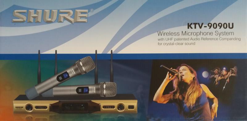 Micro SHURE KTV 9090U – Micro không dây đúc nguyên chiếc