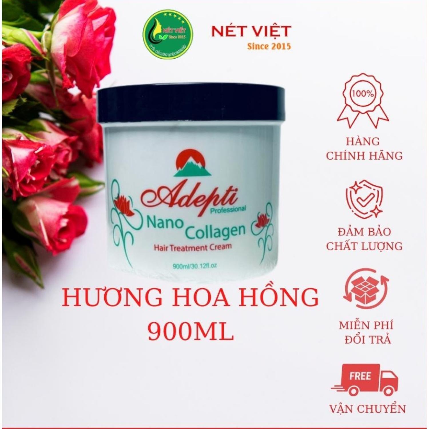 Hấp dầu siêu mềm mượt collagen 1000ml