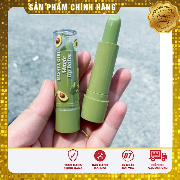 [HCM]Son Dưỡng Môi Trái Bơ Hasaya Girl Soft Avocado lipbalm Chính Hãng Môi Hồng Môi Căng Mộng Chuẩn Hotgir