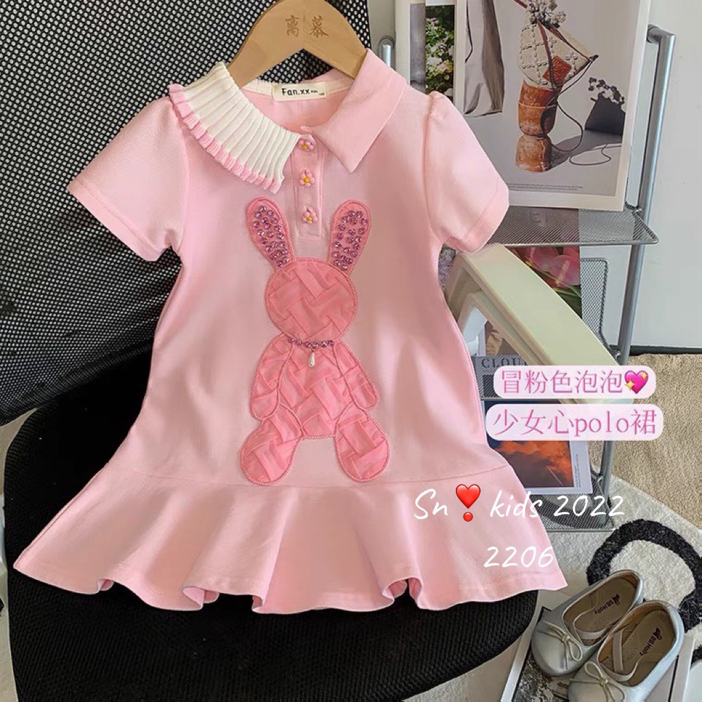 Váy cho bé gái,váy polo cho bé yêu dáng suông đuôi cá size đại từ 8-25kg