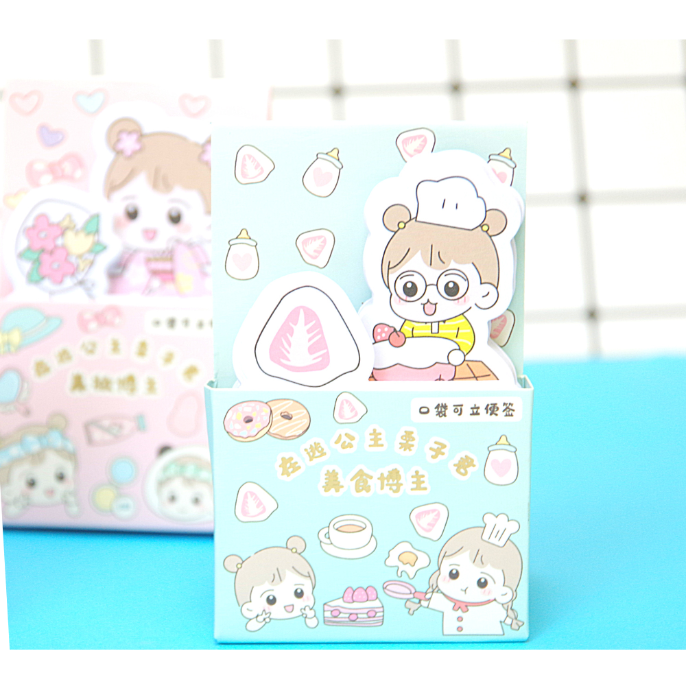 Giấy Note Hình Cô Gái Dễ Thương (6x10cm)