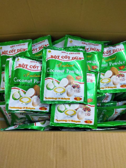 Sỉ 1 thùng bột cốt dừa 60 gói
