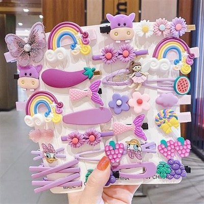 Set 14 kẹp tóc bé gái