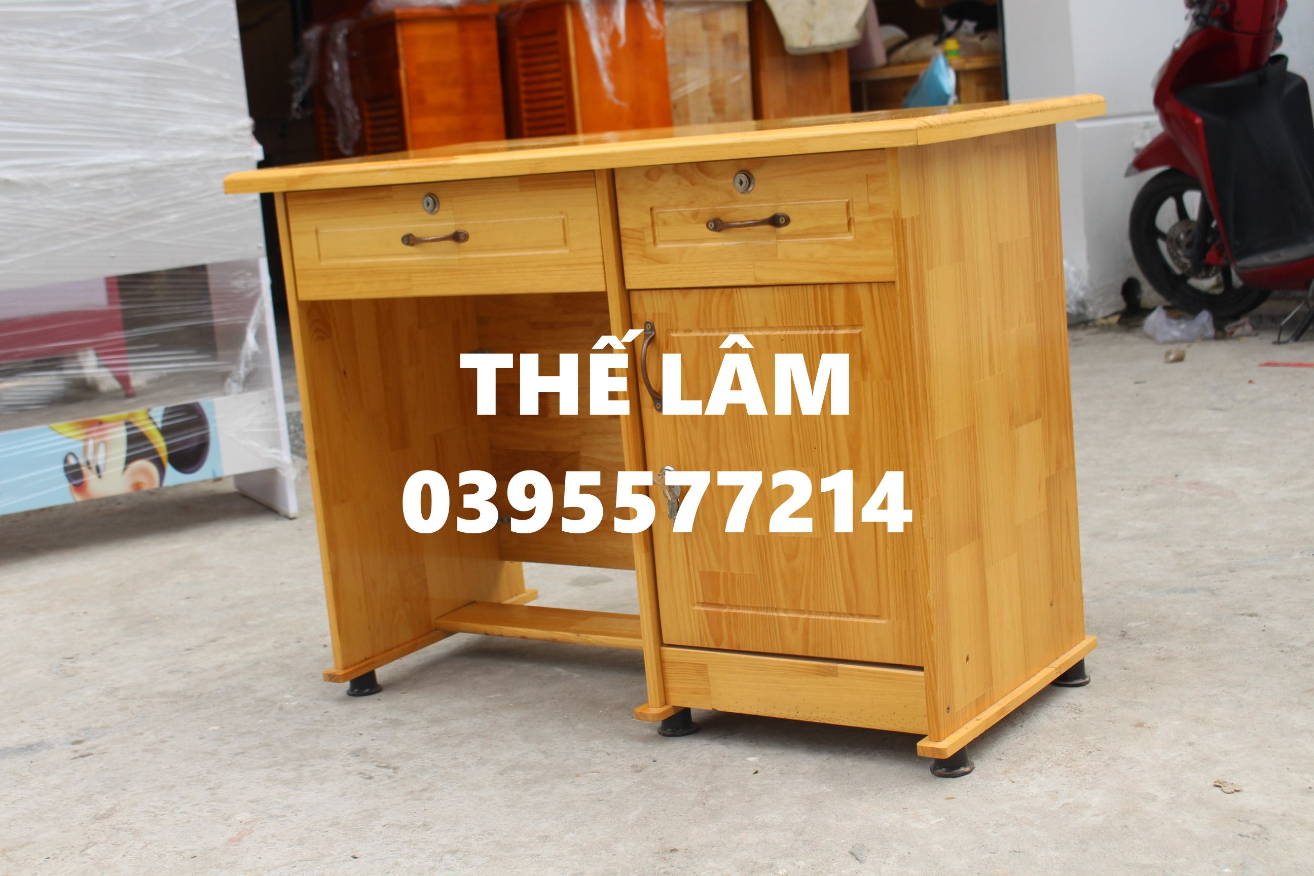 bàn làm việc gỗ tự nhiên