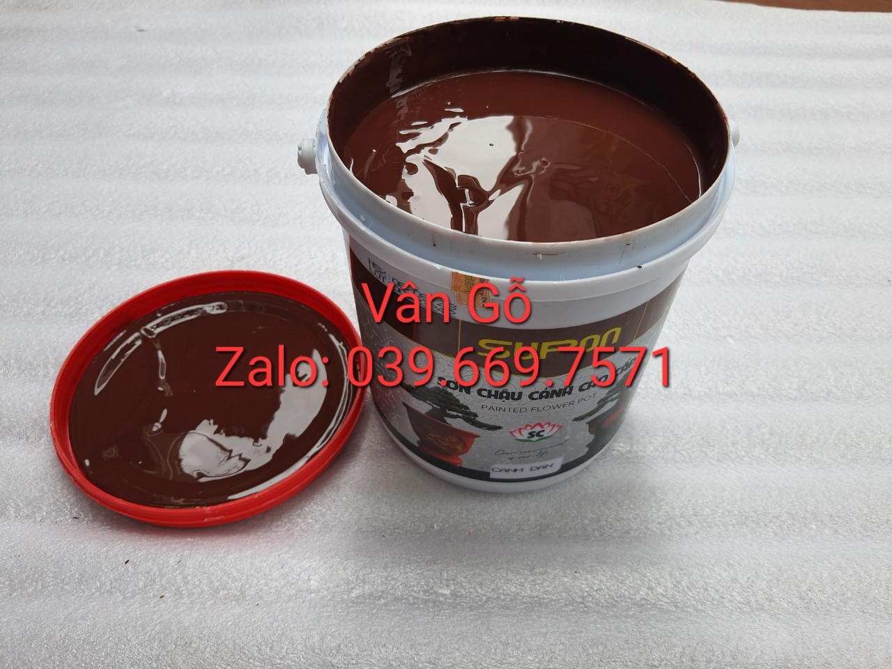 Sơn màu vân gỗ hệ nước ngoại thất( Hộp 1kg)