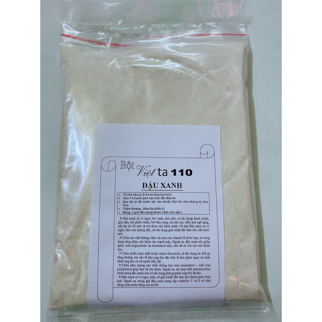 [HCM]Bột Đậu Xanh Chín Bột Việt Ta