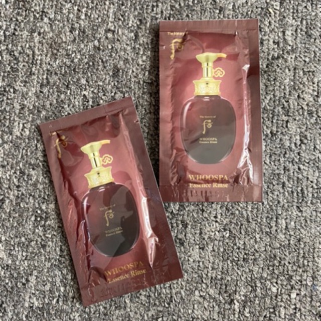 [HCM] Date 2027 - 10 Gói Dầu Xả Cao Cấp - Whoo Spa Essence Rinse.