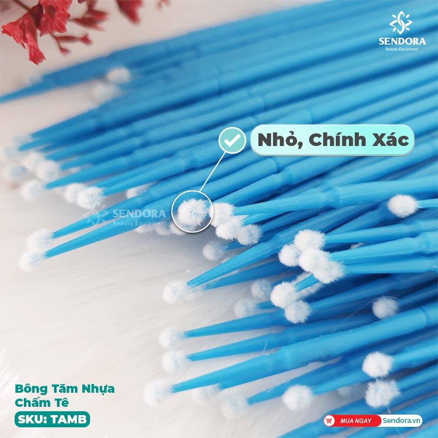 [HCM]Tăm bông phun xăm thẩm mỹ (hộp)