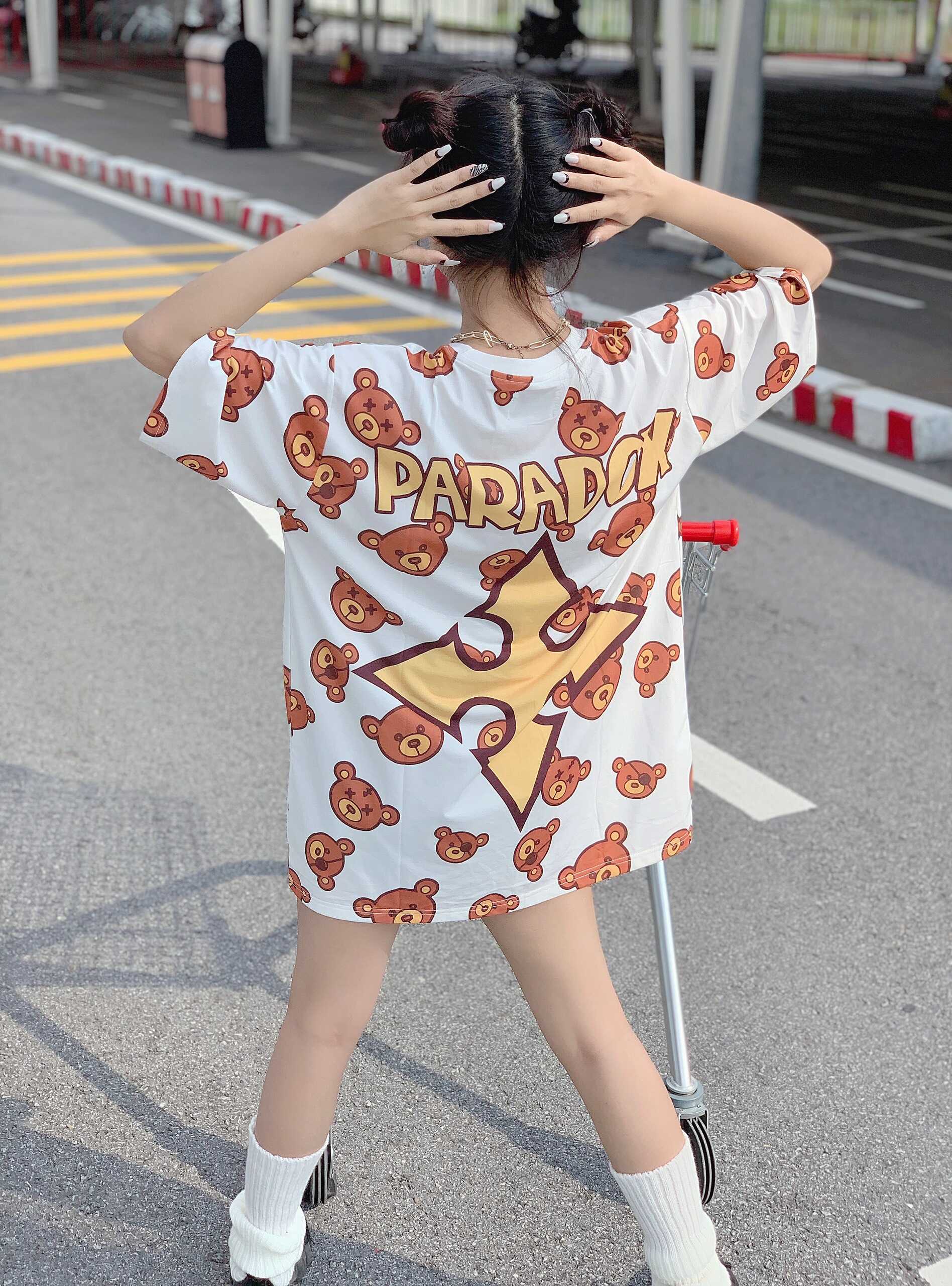 PARADOX Áo thun MONOGRAM CUTIE BEAR TEE