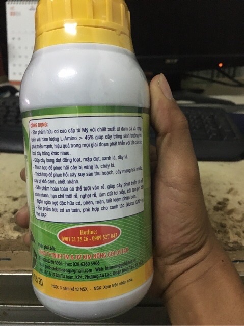 Siêu Vọt Đọt - đạm cá và rong biển chai 500ml