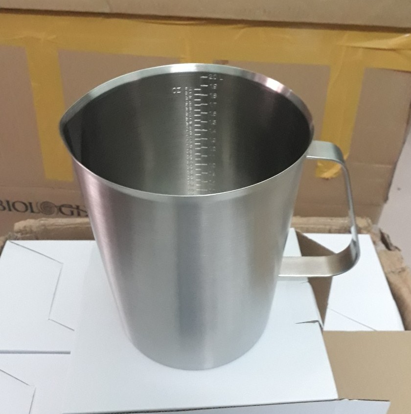 Ca inox 500ml, 700ml, 1000ml, 1500ml, 2000ml có chia vạch