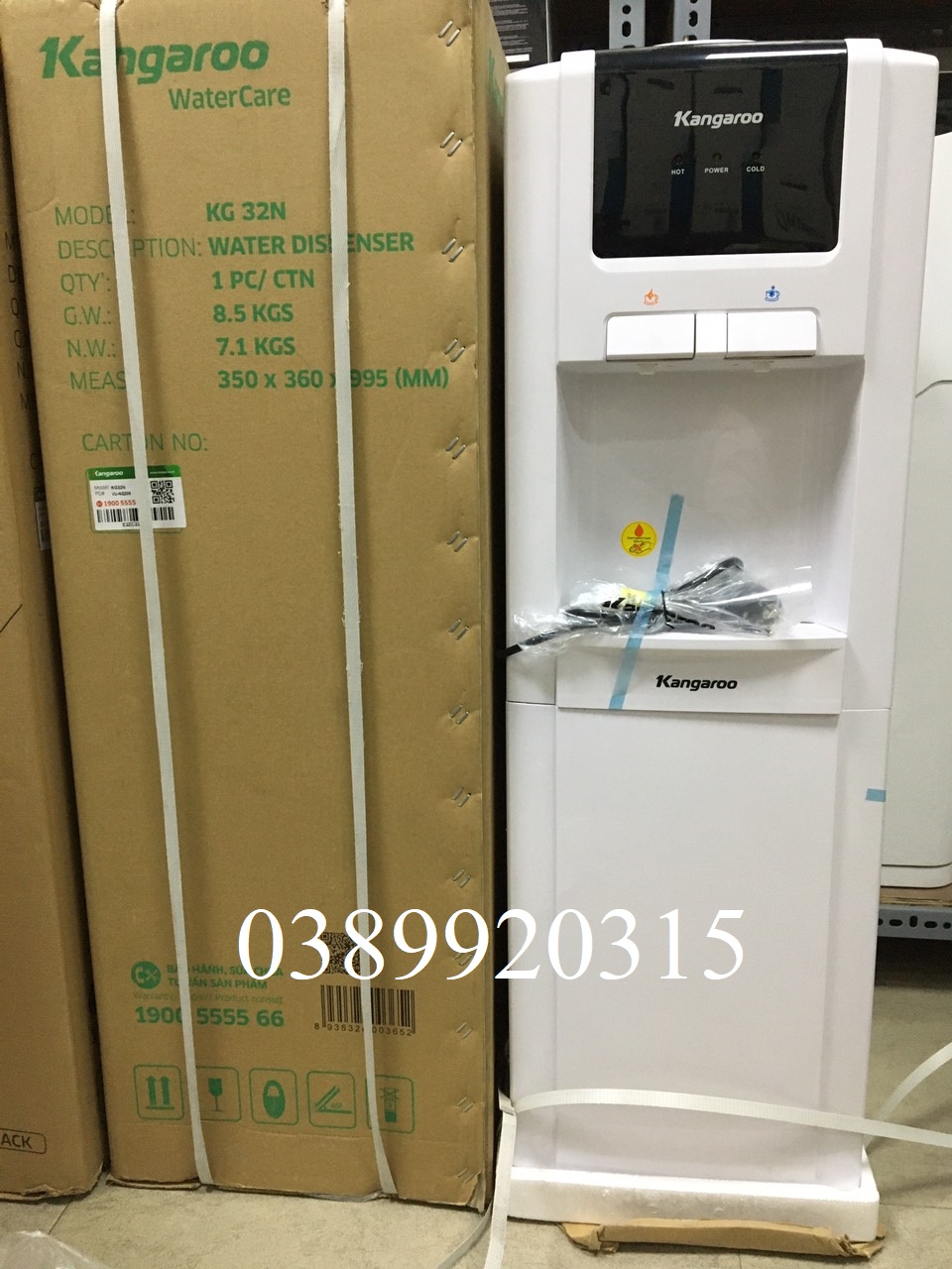 Cây nước nóng lạnh Kangaroo - KG32N