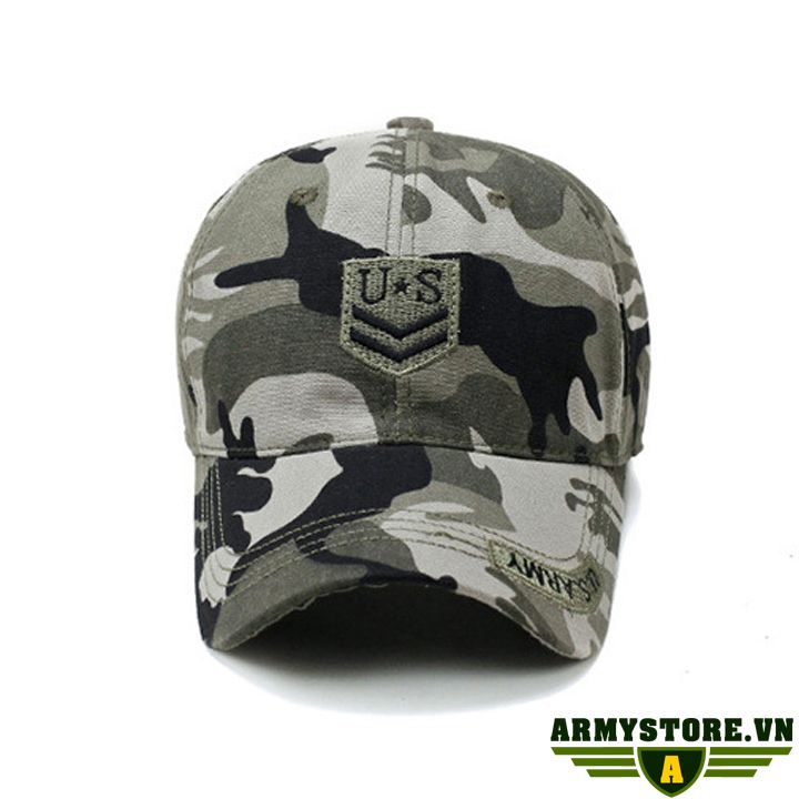 [HCM]Nón lưỡi trai lính US.Army ARM-1133 (Rằn ri)