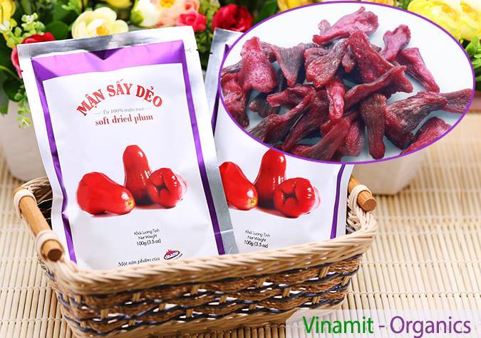 Mận sấy dẻo Vinamit 100g mận ngon mềm dẻo