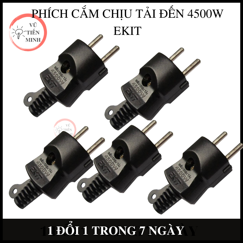 [FreeshipMAX] Combo 2 Phích cắm Ekit chịu tải đến 4500w, siêu bền