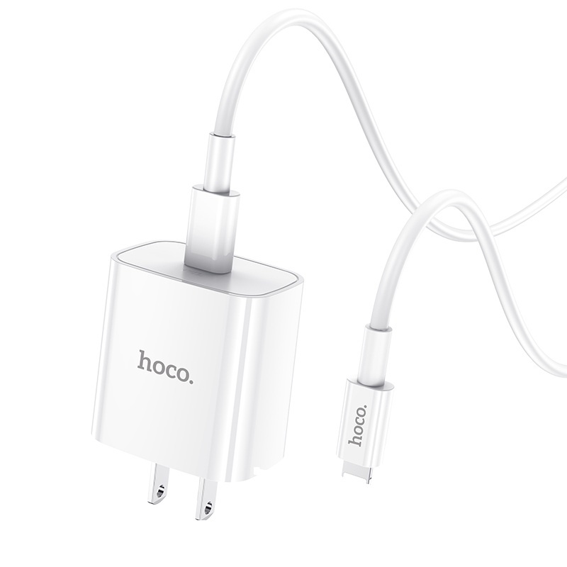 Bộ củ cáp sạc nhanh Hoco DC39 lightning 20W