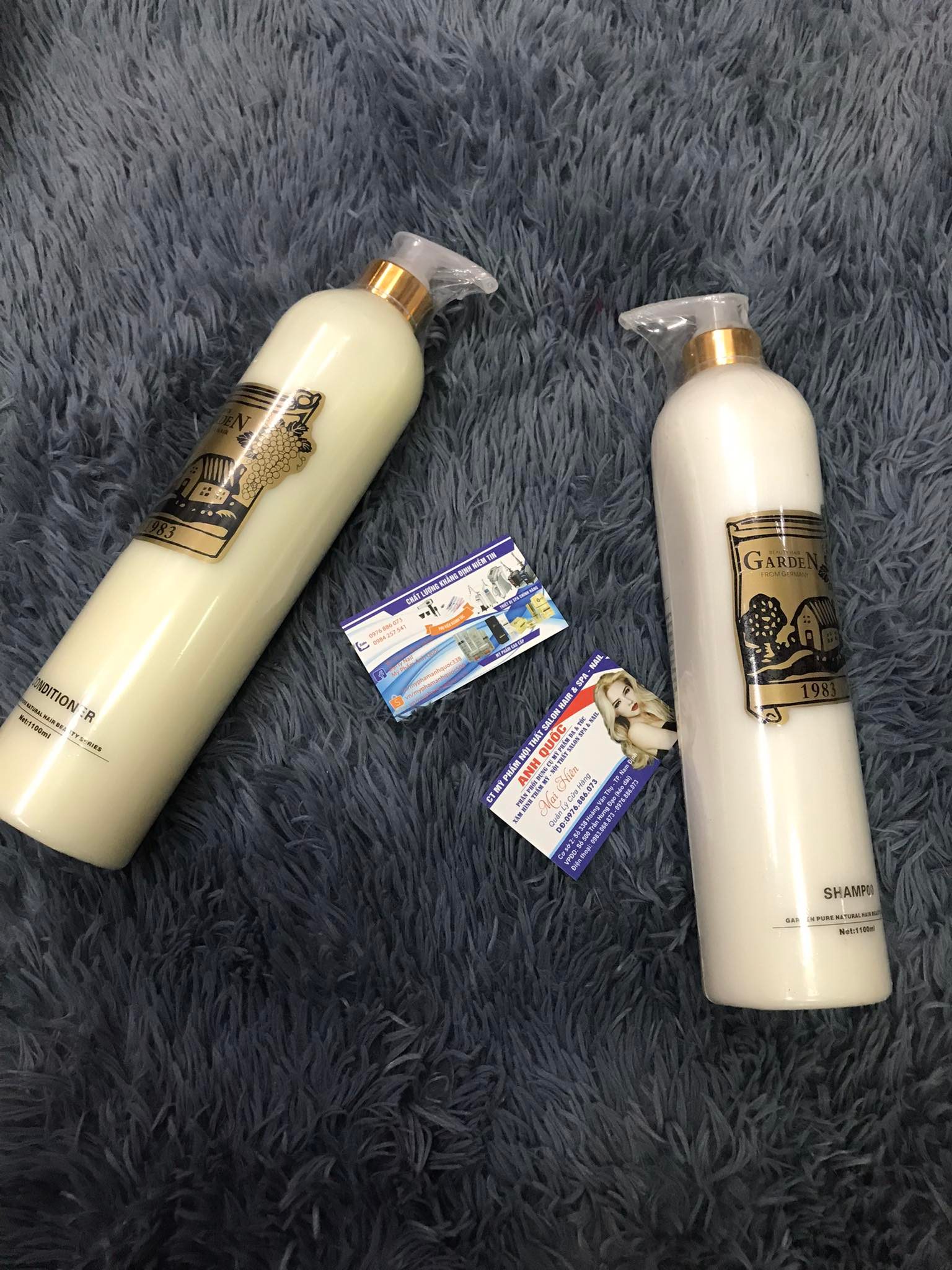 Bộ dầu gội và dầu xả Garden (1100ml/chai)
