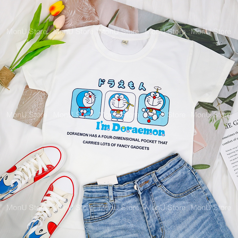 Áo thun TRẺ EM hình Doraemon Doremon nhiều mẫu dễ thương cute MON0492
