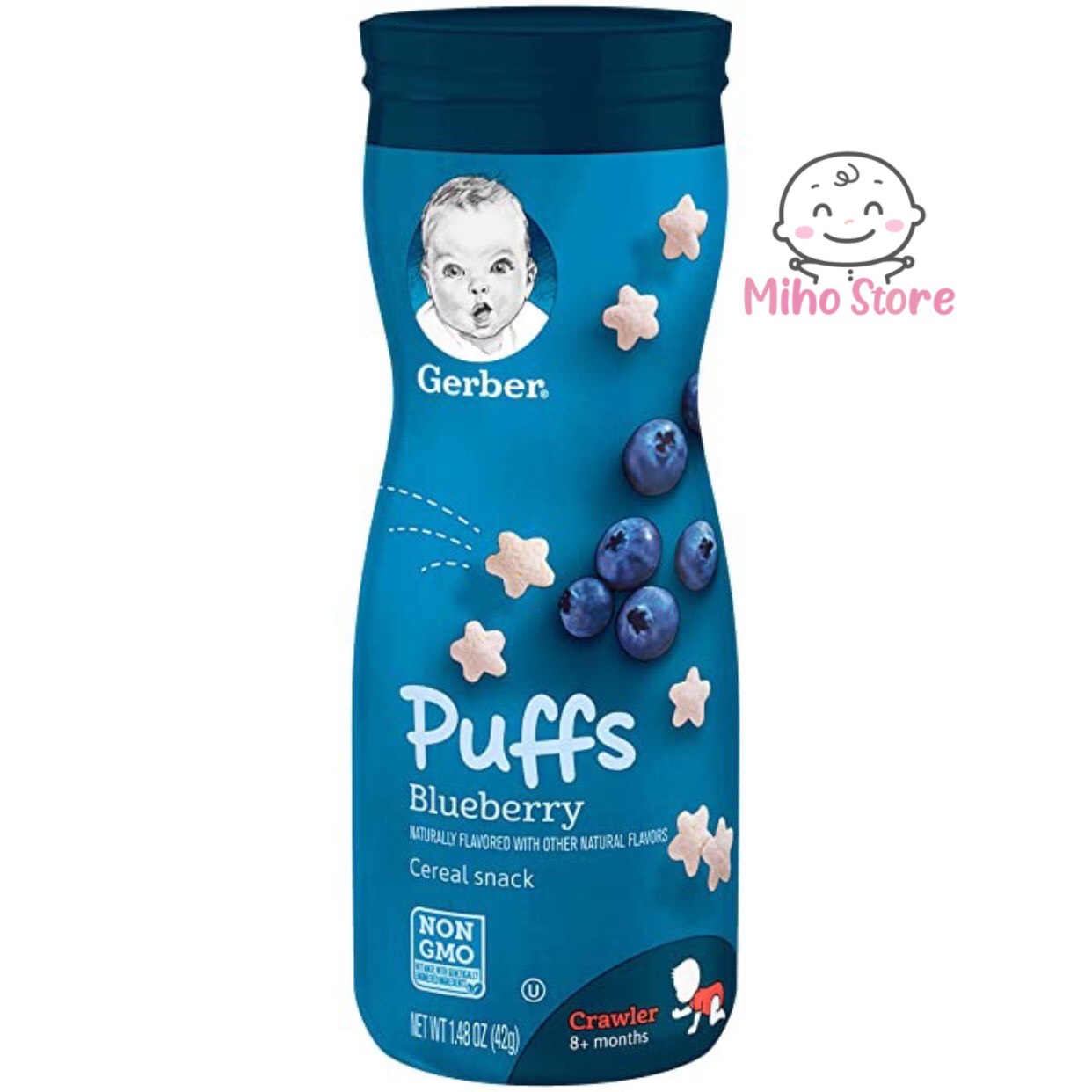(Mẫu mới nắp trắng) Bánh ăn dặm ngũ cốc organic Gerber