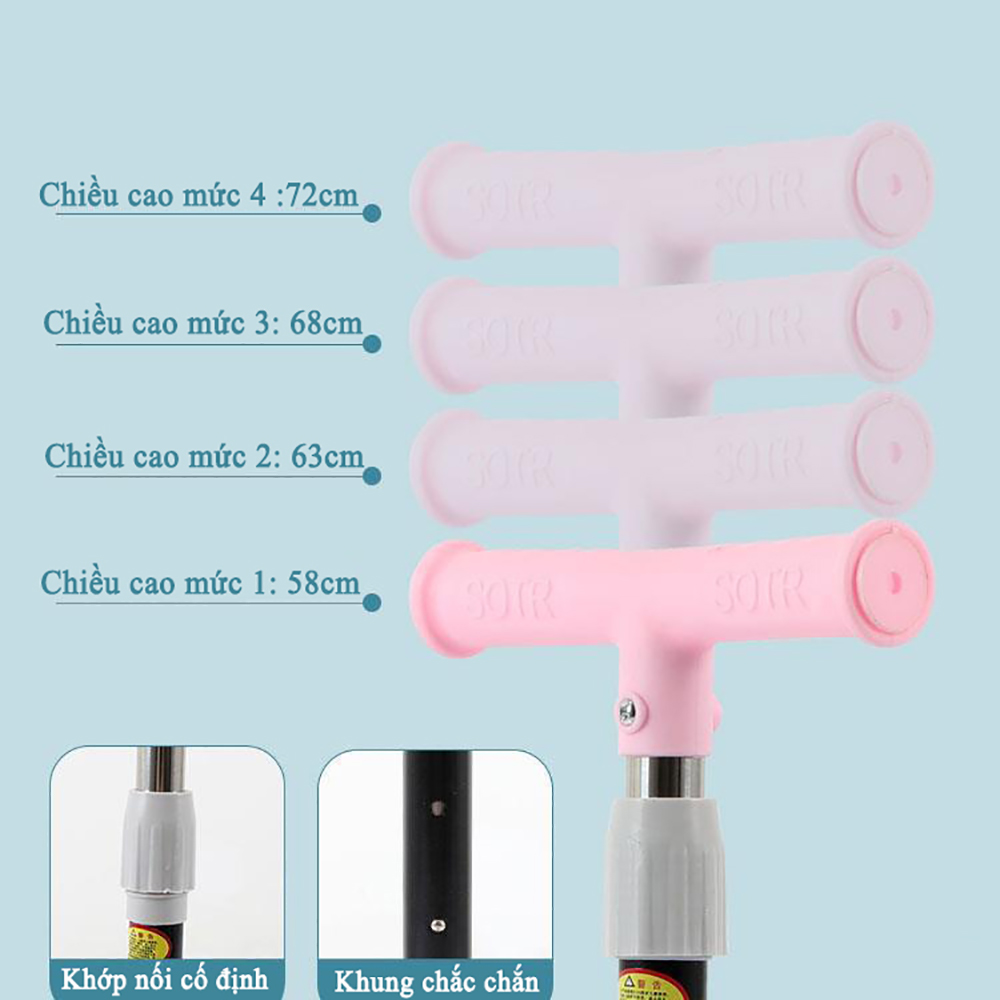 Xe trượt scooter cho bé có bánh xe phát sáng.