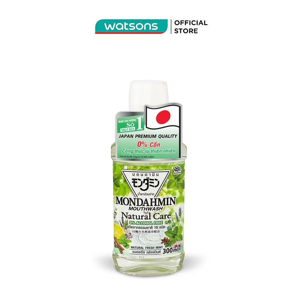 Nước Súc Miệng Mondahmin Natural Care 300ml