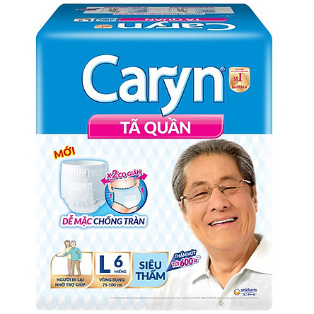 Tã Bỉm Quần Người Lớn Caryn Siêu Thấm Size M7/L6