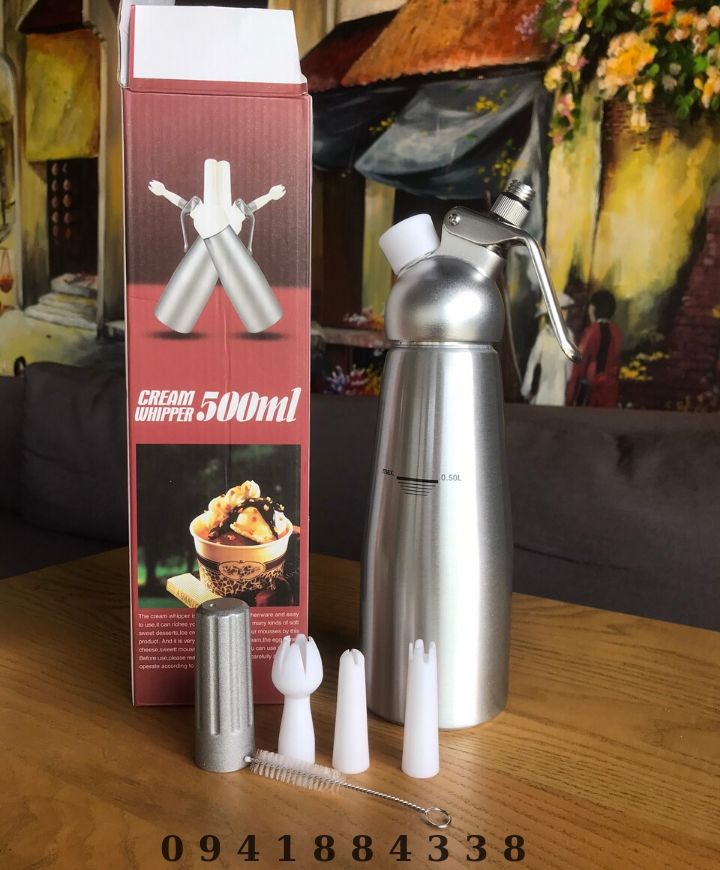 Bình Xịt Kem Tươi Cream Whipper Gas Mosa