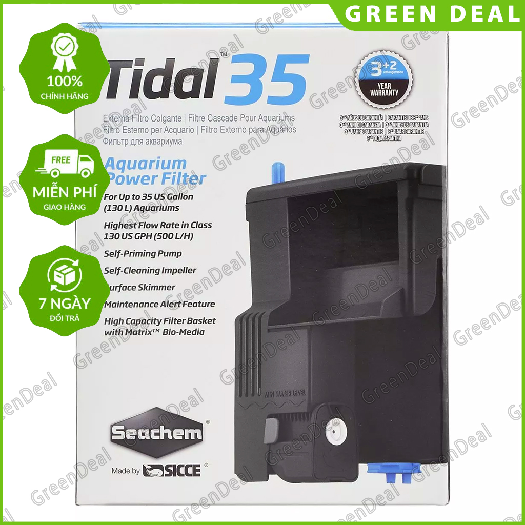 SEACHEM - Power Filter Tidal | Máy lọc thác cho hồ cá thủy sinh