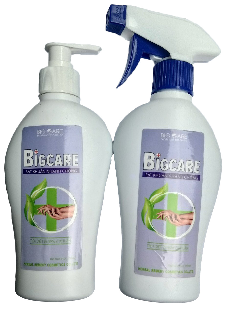 2 Chai Nước Rữa Tay Xịt Khuẩn 250ml