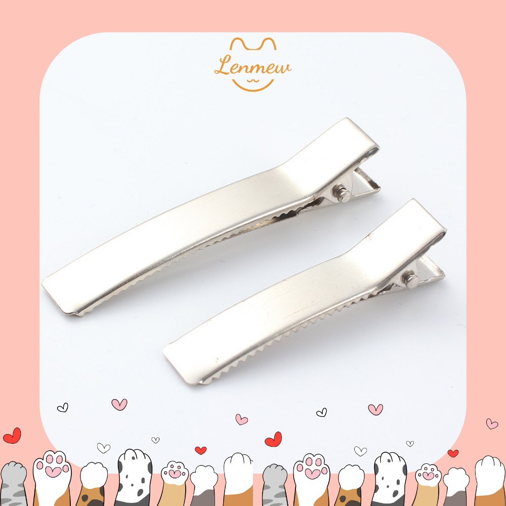 Phôi Kẹp Tóc Mỏ Vịt - Phôi Làm Kẹp Handmade (Set 5 cái)
