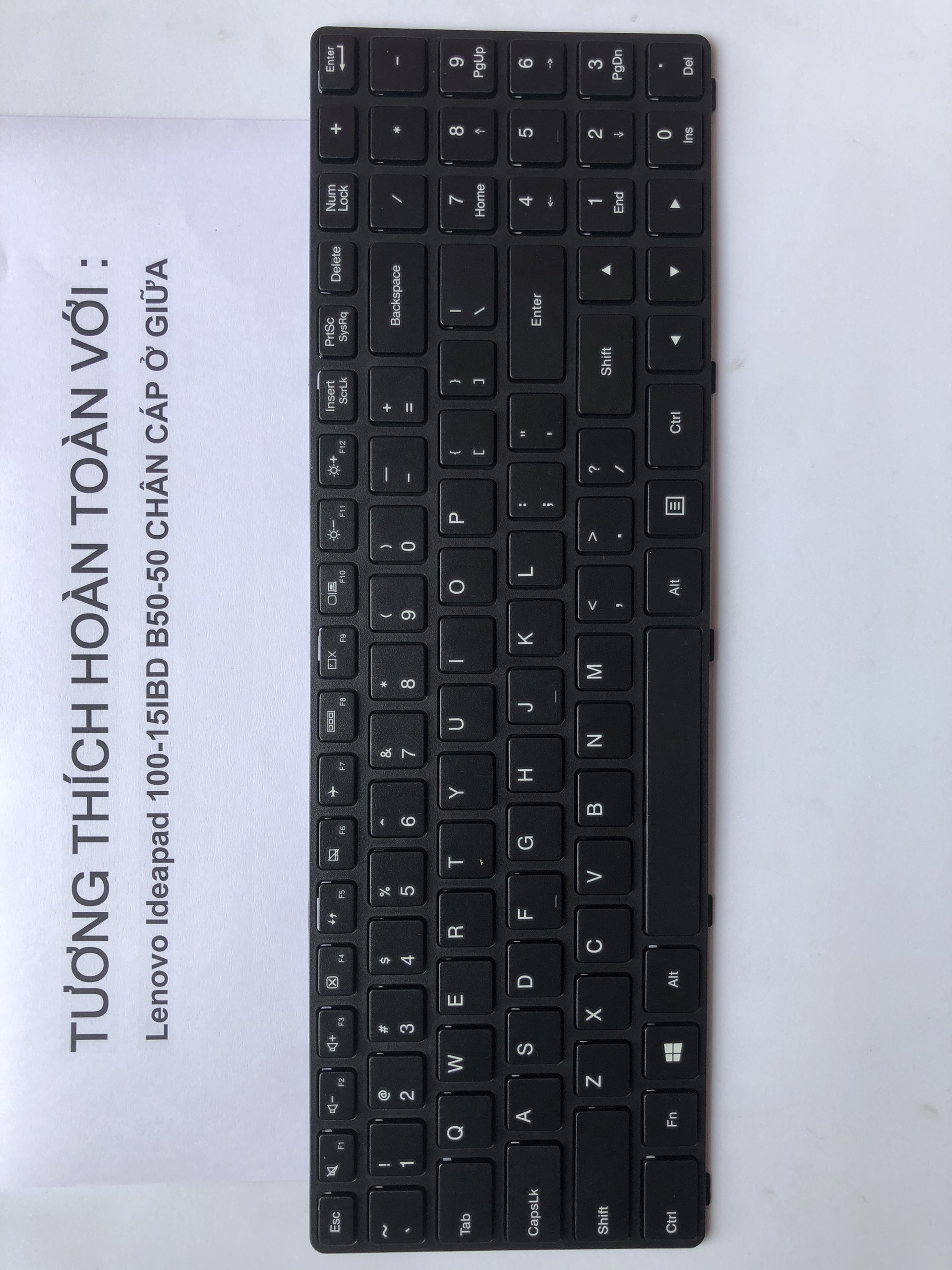 [HCM]Bàn phím  cho Laptop Lenovo Ideapad 100-15IBD B50-50 Cáp Giữa Hàng Mới 100% Bảo Hành 12 Tháng Toàn Quốc