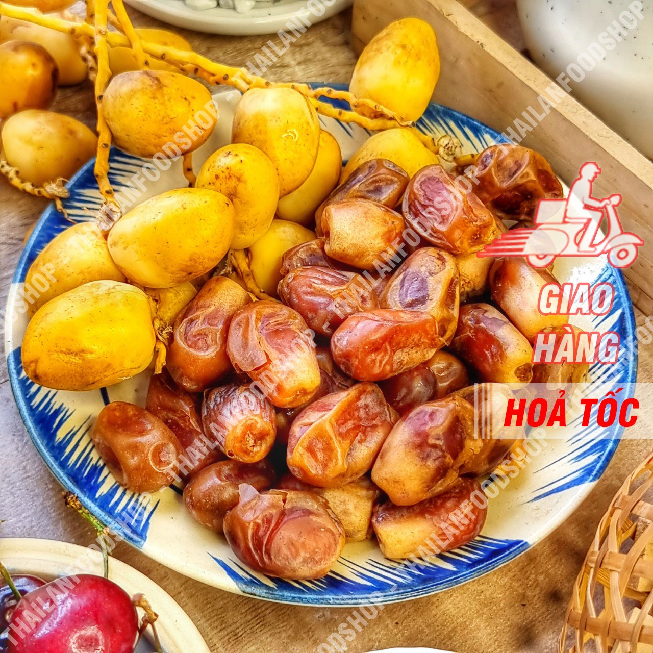 Chà Là Rời Cành Sấy Dẻo - Lon 500gr