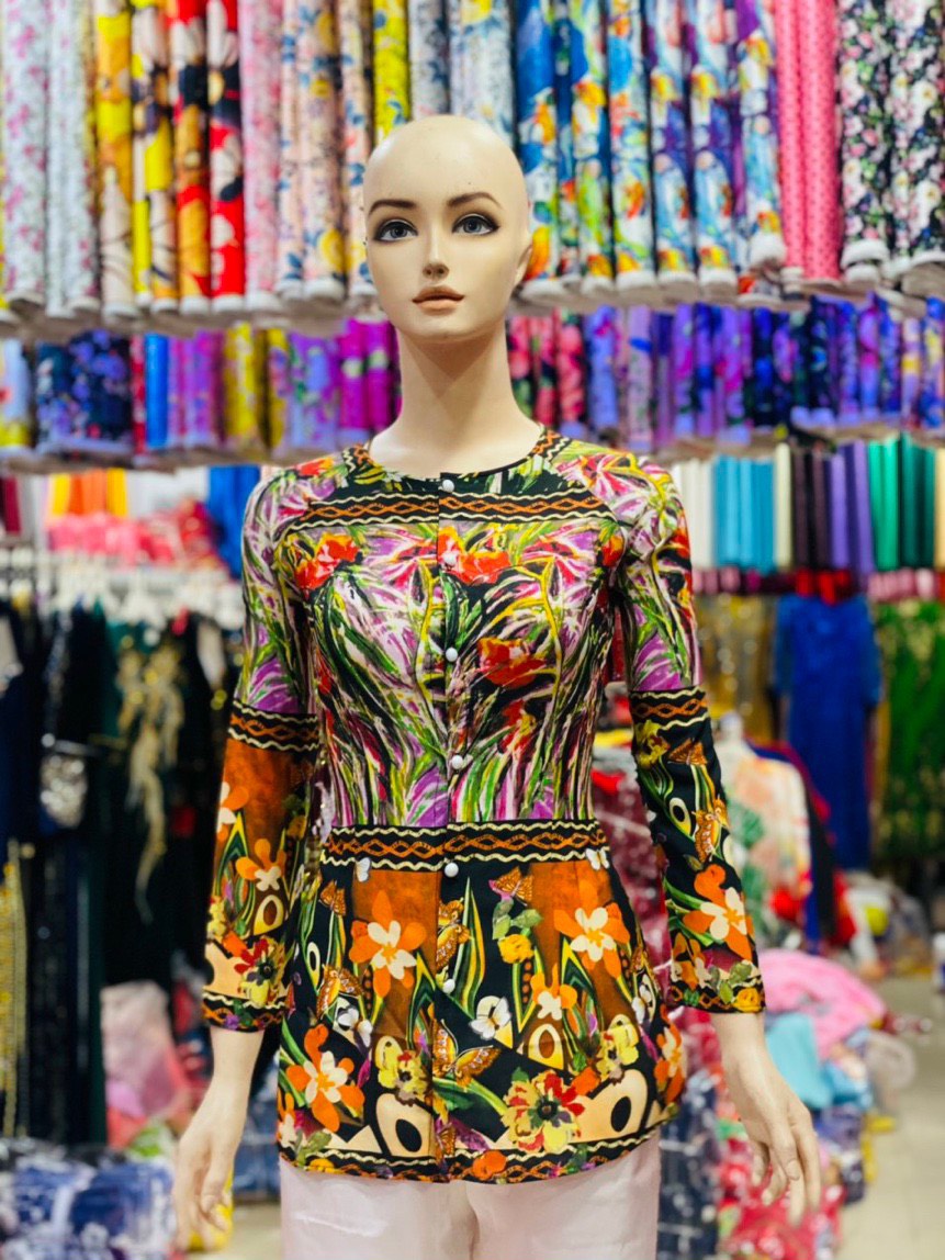BỘ BÀ BA VẢI LỤA NÚT BƯỚM SIÊU KUTE CHO NỮ