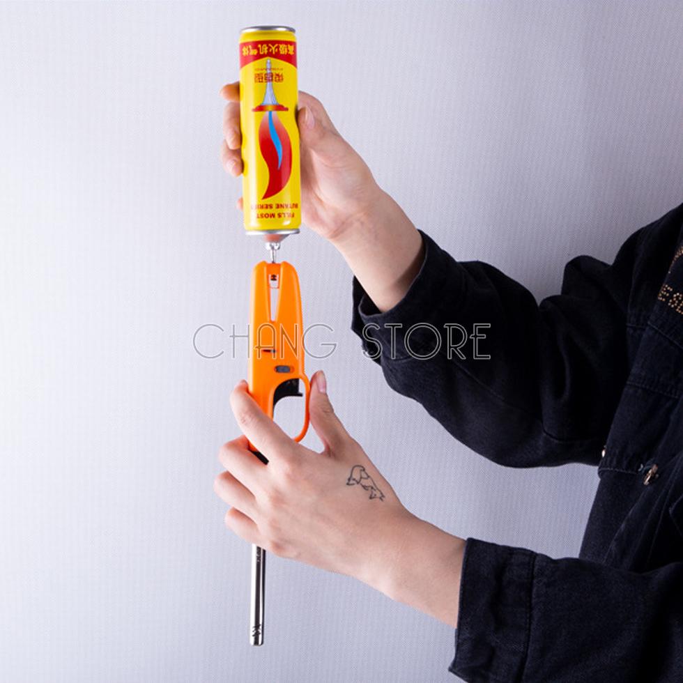 Bật Lửa Hộp Qụet Mồi Bếp Ga, Bật Lửa Châm Bếp Cồn Có Nút Khóa An Toàn (Giao Màu Ngẫu Nhiên)