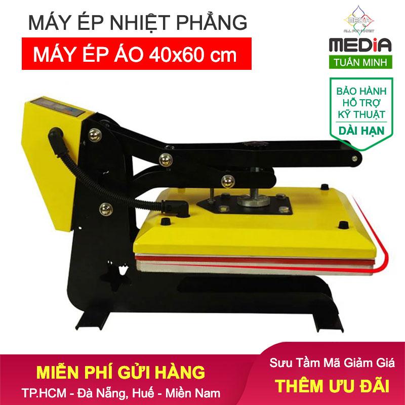 Máy Ép Chuyển Nhiệt Phẳng Cao Áp, Máy Ép Áo 40x60cm