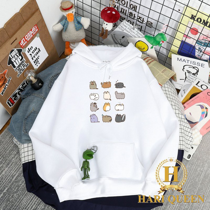 Áo hoodie nhiều mèo hda1020