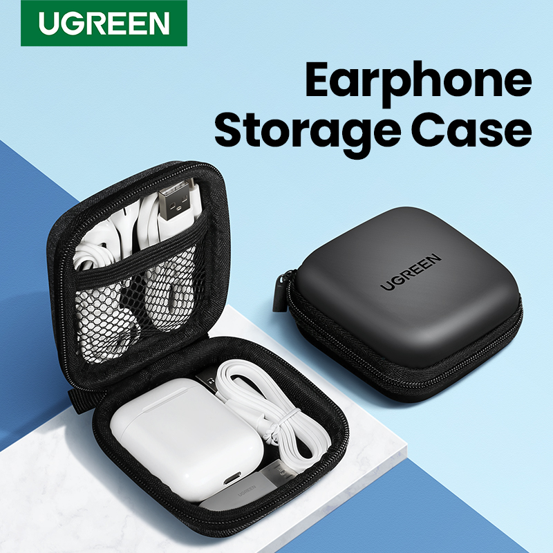 UGREEN Earbud Case Earphone Carrying Case Holder Headphone Mini Pouch