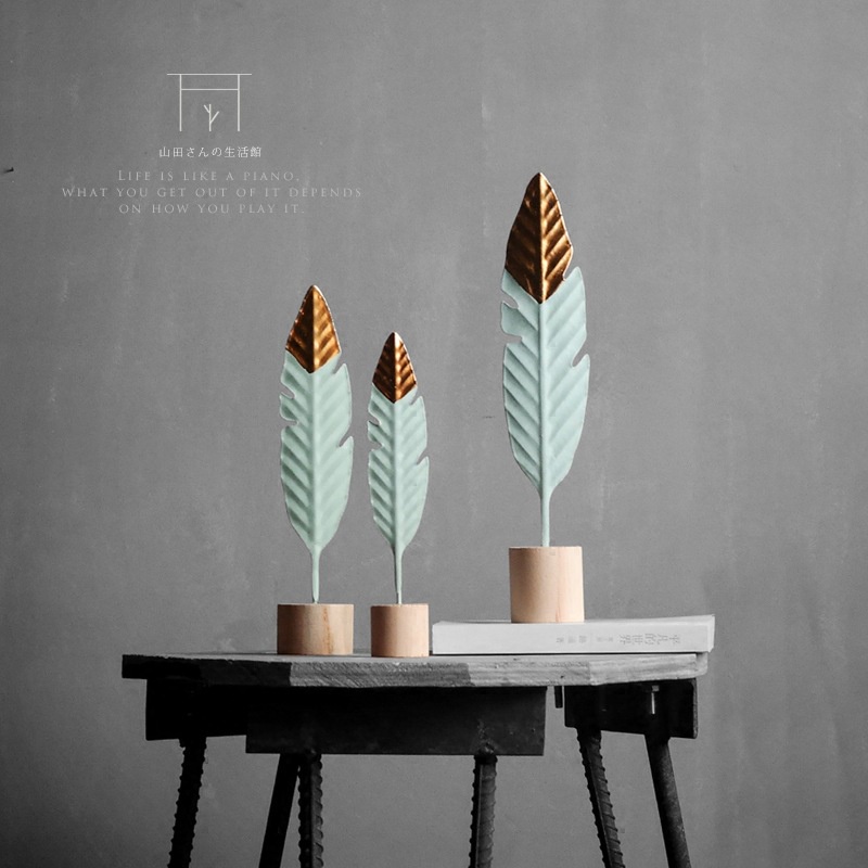 Lông vũ trang trí phụ kiện chụp ảnh decor sáng tạo trang trí bàn làm việc bàn học kệ tủ