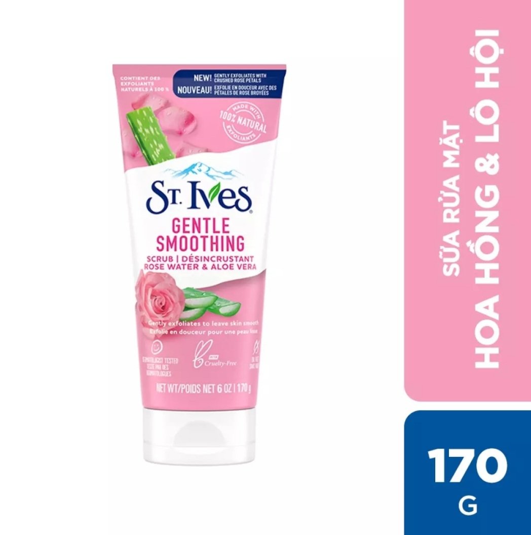 Sữa rửa mặt tẩy tế bào da chết St.Ives 170g