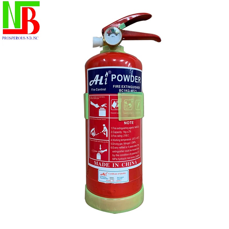 Bình Chữa Cháy Bột ABC 4kg Ali, Bình Cứu Hỏa Đạt Tiêu Chuẩn PCCC