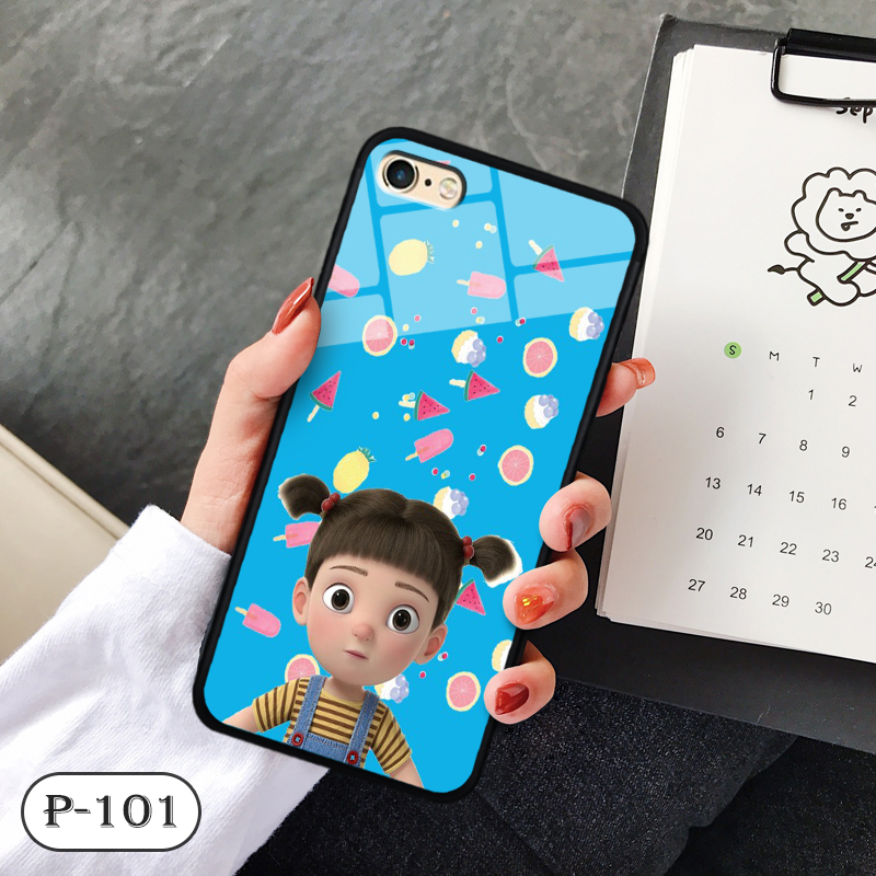 Ốp kính 3D cute IPHONE 6 PLUS