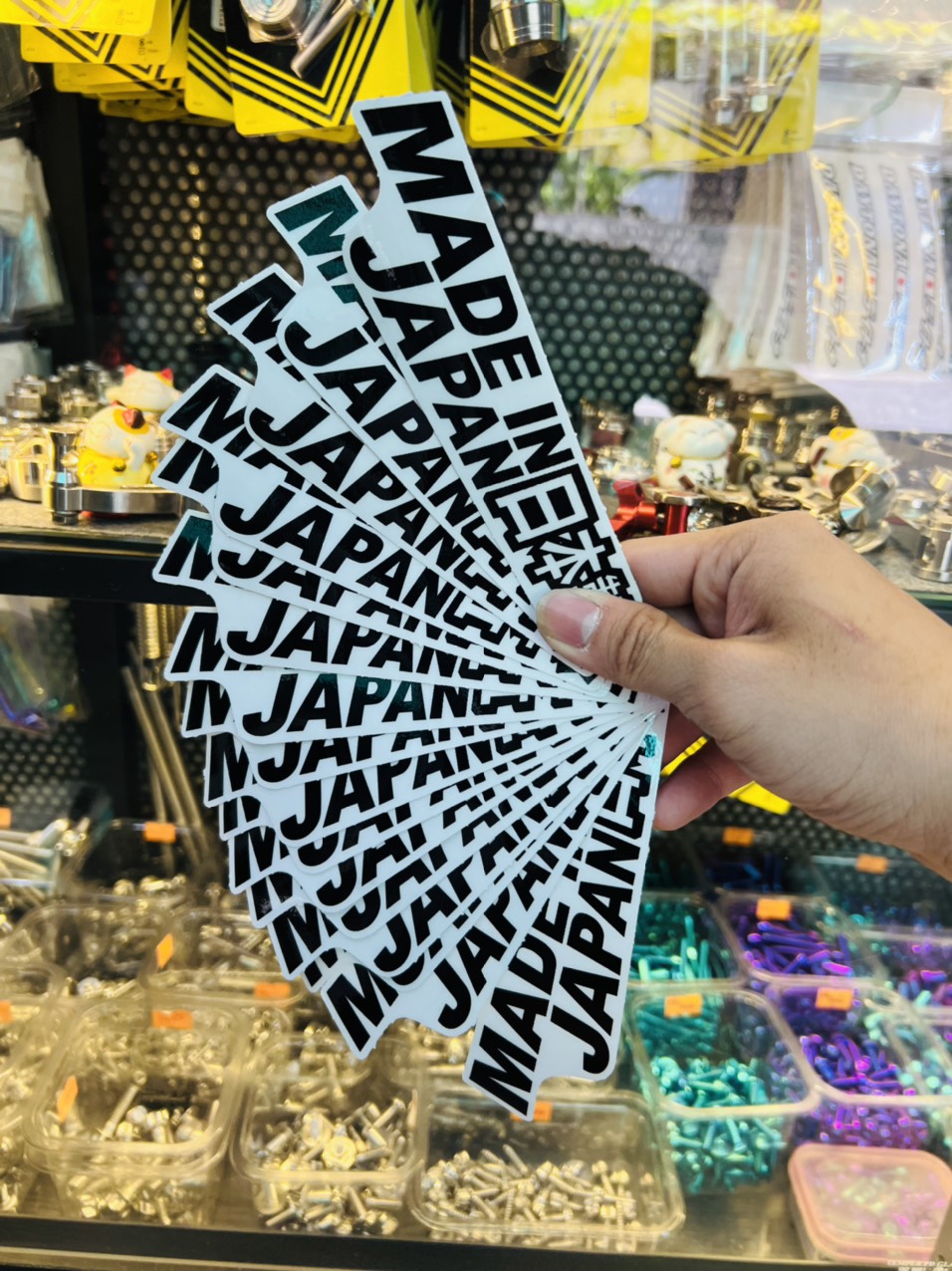 Tem Sticker MADE IN JAPAN - Decal Trang Trí