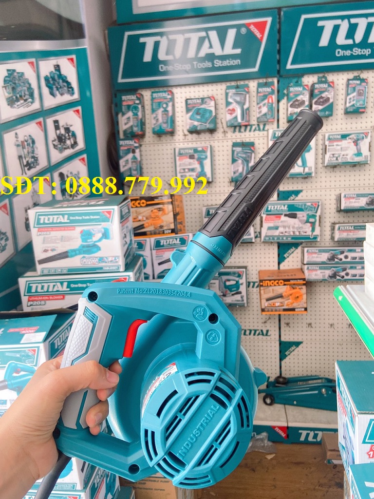 Máy thổi bụi cầm tay total tb2066 công suất 600w tốc độ không tải 0-16000/ phút - chính hãng