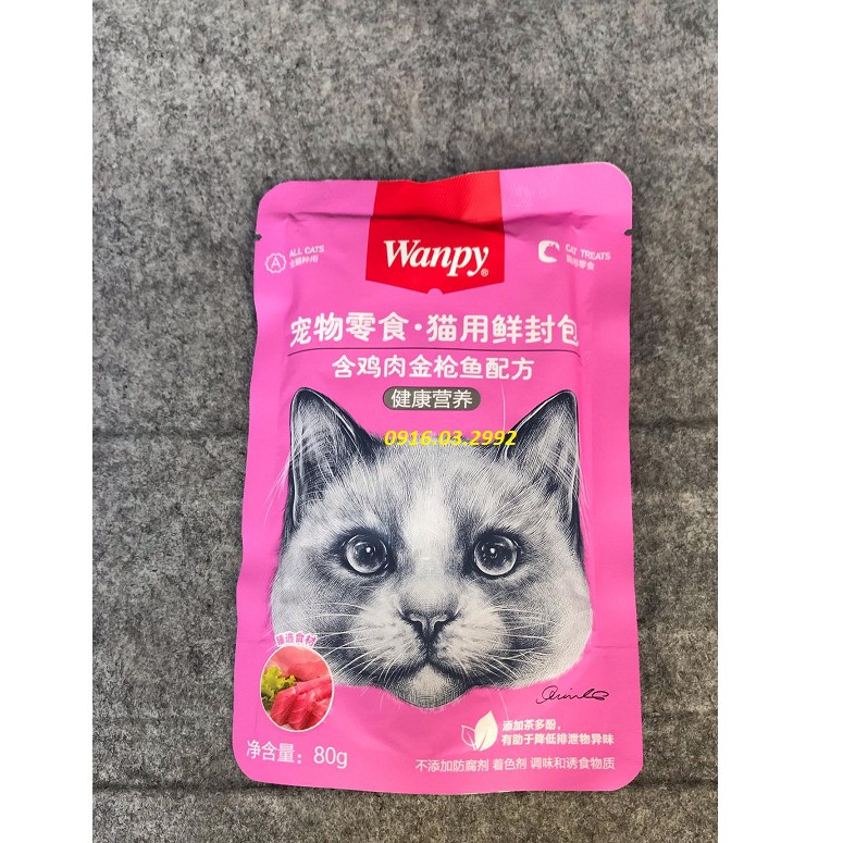 Pate Wanpy - Hộp 15 Gói